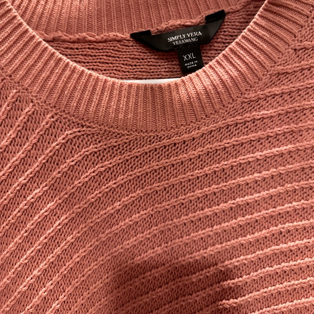 Simply Vera Vera Wang sweater XXL pink